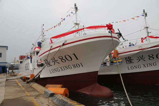 我國自主建造首批玻璃鋼超低溫金槍魚延繩釣船啟航赴遠(yuǎn)洋作業(yè)