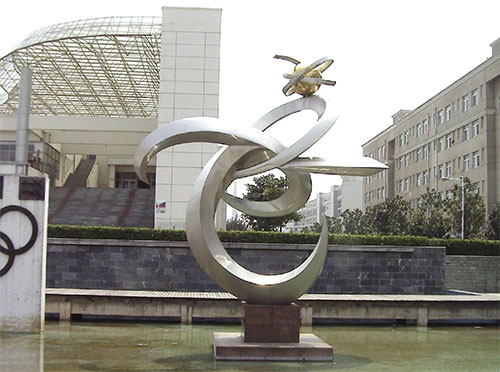 體育館不銹鋼雕塑