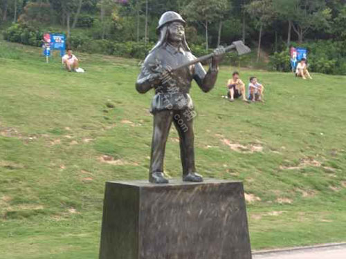 玻璃鋼仿銅雕塑