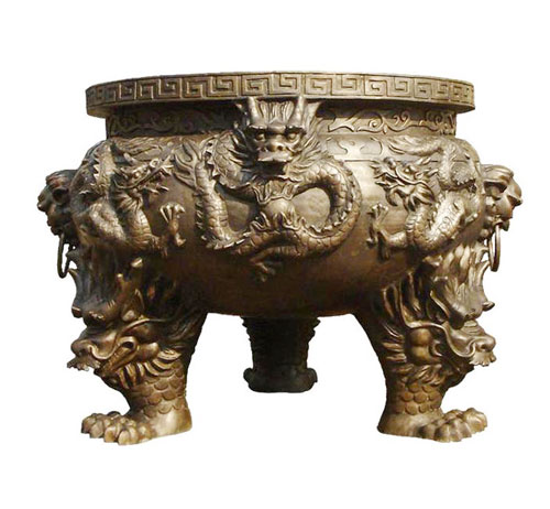 鑄銅擺件鼎雕塑