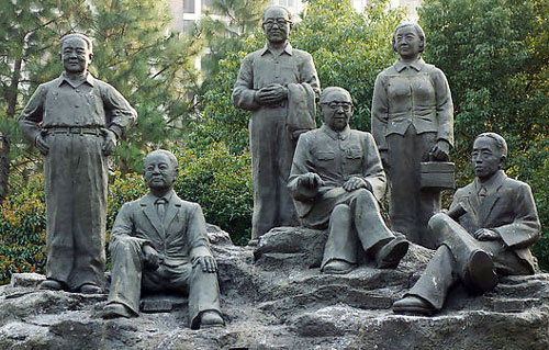 學(xué)校玻璃鋼偉人雕塑